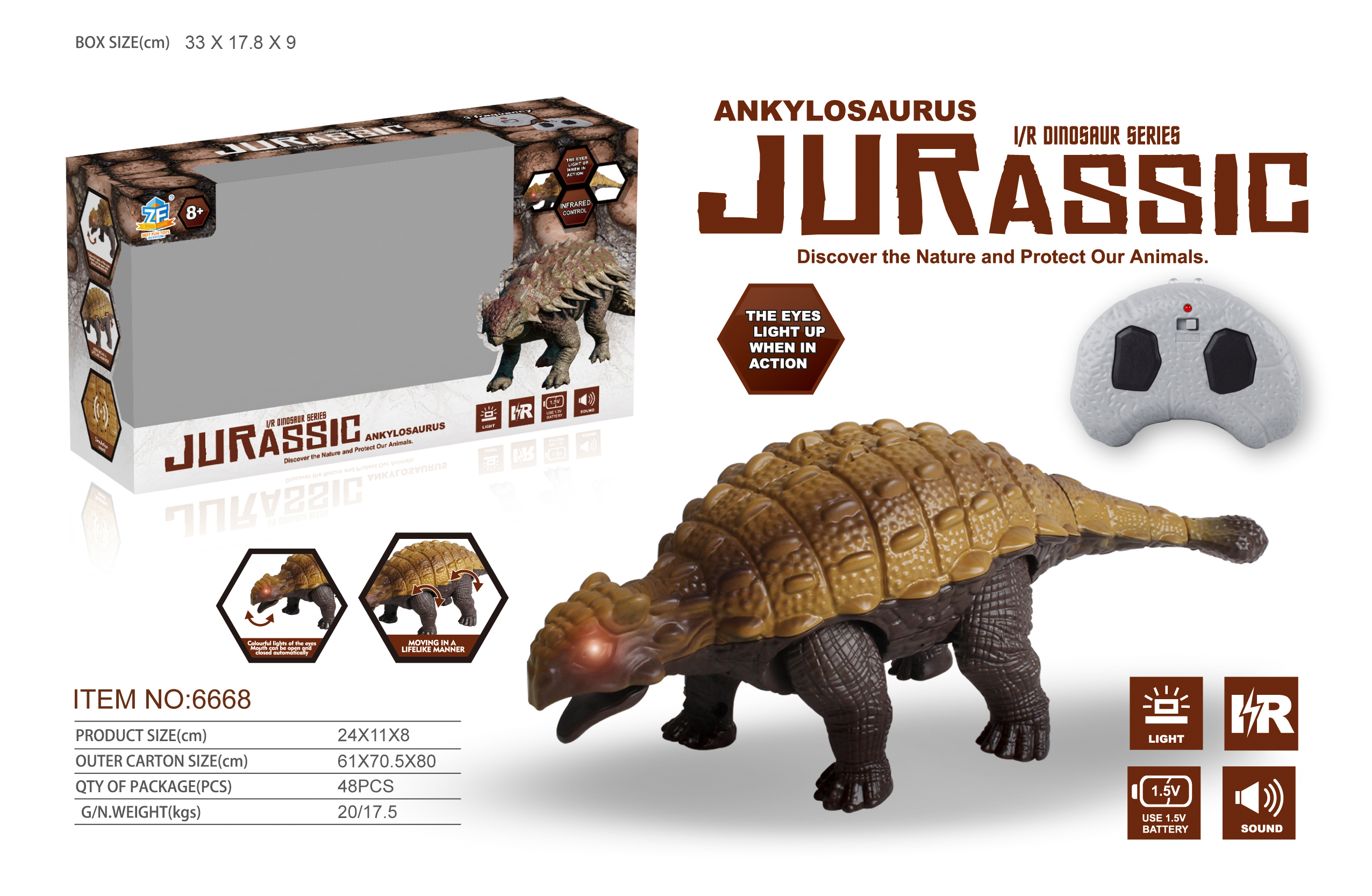Jouet De Dinosaure Télécommandé Infrarouge Électrique Pour Enfants Simulation De Marche Dinosaures Animaux Jouets De Dinosaure Rc Avec Son Et Lumière - Buy Product on