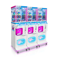Machine à griffes d'arcade professionnelle à monnayeur Super Hunter pour attraper peluches et cadeaux