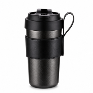 Mug à café en titane à isolation sous vide de qualité supérieure, gobelet de voyage à double paroi portable, tasse anti-fuite - Product Image 1