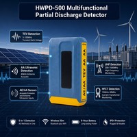 Analyseur de PD portable personnalisable HWPD-500 avec application Android, générateur de spectre TDR FFT, écran LCD, température de fonctionnement -20~+400