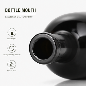 Bouteilles en verre personnalisées en gros, noir mat et <span class=keywords><strong>blanc</strong></span>, pour huile d'olive, contenances 250ml, 500ml, 750ml, 1000ml - Product Image 4