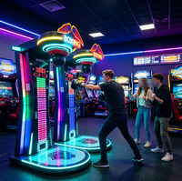 Machine de jeu de boxe électronique à monnayeur, jeu d'arcade de boxe King, jeu de récompense sportif pour parcs d'attractions et centres commerciaux