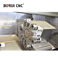 Tour CNC à banc incliné de haute précision BR570 avec une précision de positionnement supérieure pour la fabrication de composants de précision