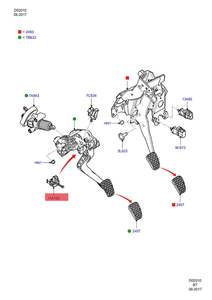 Saklar Kopling Pedal Saklar Kontrol Kecepatan Saklar Motor Starter Pembatas 6G9T11A152AA 6G9Z11A152A 1439868 untuk Ford Focus ECOSPORT MT - Product Image 3