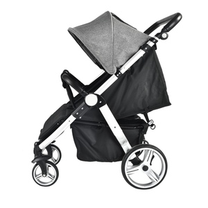 Landau double classique en Aluminium <span class=keywords><strong>2022</strong></span> Offre Spéciale pour bébé avec tube en Aluminium et certificat AS/NZ2088 et EN1888 - Product Image 3