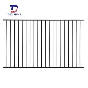 Ucuz Standart 4' Metal Çit Panelleri Havuz Güvenliği Fikirleri İçin, Satılık Ferforje Çit Panelleri - Product Image 2