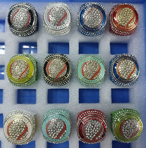 Fabricant Personnalisé Softball Basketball Baseball Football Sports Awards Anneaux de Championnat en Métal Pour Hommes Enfants - Product Image 6