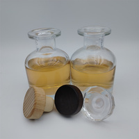 Diffuseur de parfum en verre transparent de luxe personnalisé 30ml 50ml 100ml 150ml 200ml avec boîte