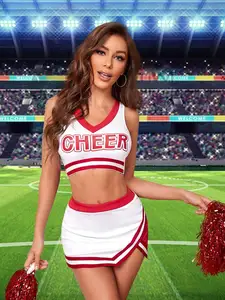 Girls Cheerleader Costume Cheerleading Outfit Dress Varsity Sideline Cheer Uniform Custom School Cheerleading Costume