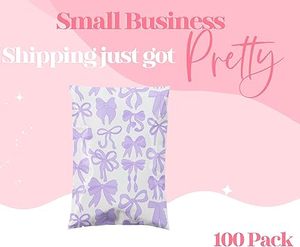 Paquete de 100 Sobres de Poliéster con Lazos Morados, Bolsas de Envío Resistentes al Agua y Autosellables, Sobres de Correo Resistentes a Desgarros - Product Image 3