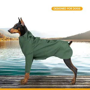 Nouveau style de veste antichoc imperméable à la neige imperméable pour chien frontier