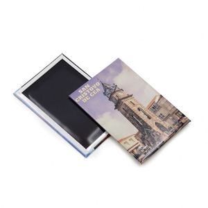Aimant de réfrigérateur en tôle métallique imprimé sur mesure, avec logo personnalisé, design touristique, différentes tailles, vente en gros d'usine - Product Image 2