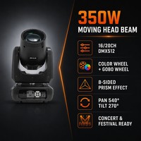 Luz de Cabeza Móvil DMX512 Sharpy, Iluminación RGB para Escenarios, para Eventos de DJ