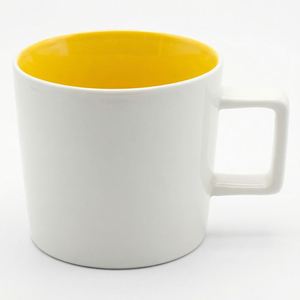 Customizable Inner-color Ceramic <b>Mug</b> Handle Single Cup Custom Logo 3D Design <b>Thermal</b> Transfer Printing Heat Coated Home Office - Product Image 1