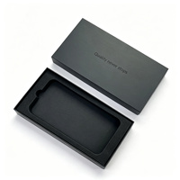 Boîte cadeau rigide de luxe personnalisée en deux parties avec insert en mousse EVA, impression quadricolore, laminage mat pour l'emballage d'étuis de téléphone