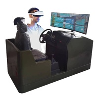 Modèle VR de simulateur de conduite automobile personnalisable Qiaoli pour les plates-formes de véhicules d'entraînement aux accidents de la circulation équipement éducatif