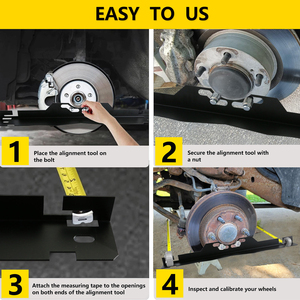 Liên kết công cụ Tấm bánh xe liên kết công cụ tấm với treo lỗ Heavy Duty Toe tấm cho xe hơi xe tải SUV - Product Image 5