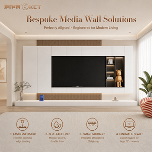 Mobili TV di Alta Qualità su Misura, Unità da Parete, Mobile TV Moderno e Lussuoso <span class=keywords><strong>per</strong></span> <span class=keywords><strong>Soggiorno</strong></span> e Camera da Letto - Product Image 1