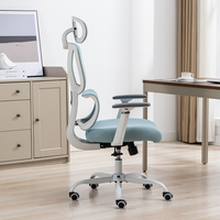 Nouvelle Arrivée - Chaise de Bureau Exécutive Pivotante Blanche à Cinq Pieds, Moderne, en Maille, Luxe, pour Salle de Réunion et Bureau à Domicile