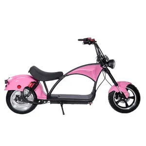 Teslimat var daha avantajları elektrikli kıyıcı scooter yetişkinler için elektrikli motosiklet EEC/COC 2000W 60V 20Ah citycoco