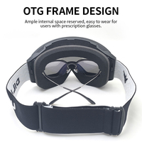 Lunettes de ski CE Snowboard Sports Goggles UV400 avec lentilles interchangeables en mousse, anti-buée, magnétiques, pour femmes et hommes