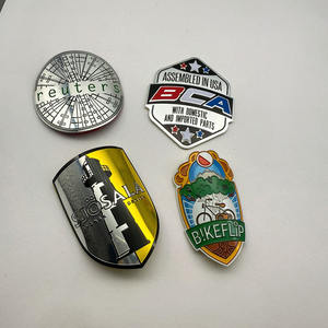 Etiqueta adhesiva de placa de Metal personalizada, accesorios adhesivos, placa de <span class=keywords><strong>nombre</strong></span> de marca para etiquetas de bicicleta de Motor, etiquetas de embalaje - Product Image 2