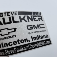 Autocollants en vinyle personnalisés pour concessionnaires automobiles, imperméables, résistants aux UV, pour vitres de voiture, avec une forte adhérence
