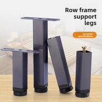 Pieds de support réglables en fer pour cadre de lit à lattes en T, style moderne et minimaliste, accessoires