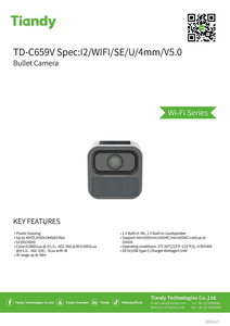 Tiandy 4MP WiFi Solar <b>Magnetic</b> Window <b>Camera</b> Full-Color Night Vision AI Human&Vehicle Detection 2-Way Talk TD-C659V Tiandy - Product Image 3