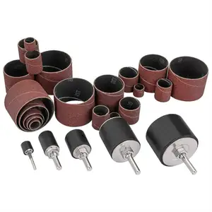 Rubberen Schuurtrommelhulzen 1/4 "Doorn 1/2"-2 "Kit Set Voor Boorpersschuurmachine