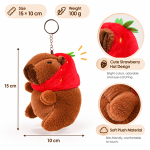 Peluche <span class=keywords><strong>de</strong></span> Capibara <span class=keywords><strong>de</strong></span> Graduación OEM, Muñeco <span class=keywords><strong>de</strong></span> Peluche, Algodón PP, Fibra <span class=keywords><strong>de</strong></span> Poliéster, Regalo <span class=keywords><strong>de</strong></span> Graduación, Decoración del Hogar - Product Image 2