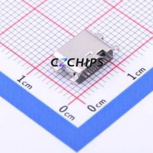 TYPE-C-31-M-13C USB Connector SMD Connector ( Connector Type: Type-C )( Gender: Female )( Mounting Type: Sink Board ) - Product Image 2