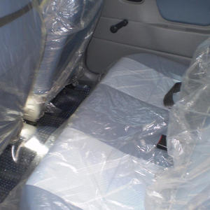 Одноразовые универсальные чехлы для сидений автомобиля из высококачественного полиэтилена низкой плотности (ПЭНП) с возможностью нанесения логотипа и выбора размера, экологически чистые - Product Image 4