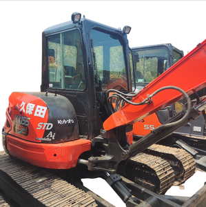 รถขุดไฮดรอลิกแบบตีนตะขาบ KX155 5 ตัน ผลิตในญี่ปุ่น พร้อมเครื่องยนต์ มอเตอร์ ปั๊ม เกียร์  ใช้งานน้อย  พร้อมตลับลูกปืนสำหรับงานหนัก - Product Image 1