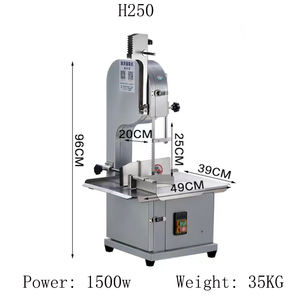 Coupeur commercial multifonctionnel à bande fraîche congelée Machine automatique de découpe de viande de chèvre congelée Scie à os - Product Image 6