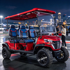 Asientos Reforzados ZOWN para Carrito de Golf de 4 Pasajeros, Vehículo Eléctrico, Asientos con Costuras Personalizadas para Recorridos Turísticos - Product Image 1
