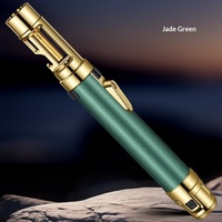 Briquet à cigare coupe-vent en métal de style nouveau avec longue poignée, lance-flammes portable pour la maison