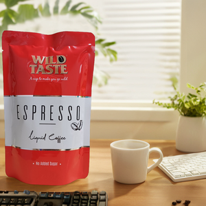 Premium Wild Taste Espresso <b>Liquid</b> <b>Coffee</b> 8 Sticks Sugar-Free Mellow Flavor Food Grade Arabica 15ml Bag Manufactured Malaysia - Product Image 6