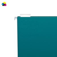 25/BX 1/5 coupe lettre taille recyclé sarcelle papier Kraft intérieurs dossiers suspendus bureau fournitures scolaires dossiers de suspension pour bureau