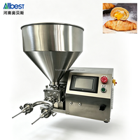 Inyector Automático de Crema, Mermelada y Relleno para Pasteles y Pan, de Acero Inoxidable de Grado Alimenticio, 500w, 220v, de Sobremesa, para Panadería, 10l, 20l
