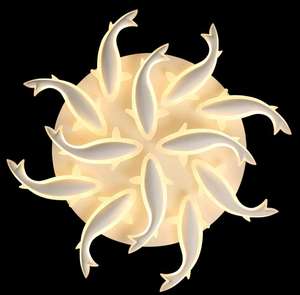 Zeal Lighting Lámpara de techo acrílica LED redonda moderna Lámpara de araña de nuevo diseño para sala de estar - Product Image 2