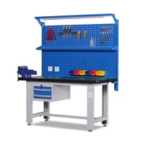 Table de travail en acier robuste personnalisable