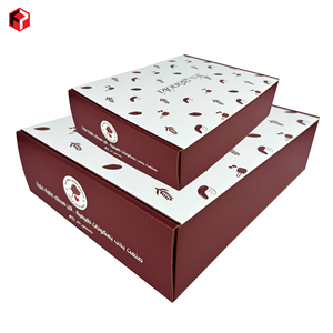 Gấp hộp carton in thực phẩm cupcake hộp paperbox tùy chỉnh Bánh hộp tráng giấy bánh tin có thể đóng gói giáng sinh thời trang gói - Product Image 1