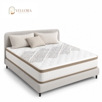 Matelas hybride simple personnalisé 91x190 avec ressorts ensachés, mousse à mémoire de forme en gel, housse en tissu tricoté respirant, OEM, vente en gros pour hôpitaux