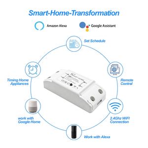 Interruptor Inteligente WiFi EWeLink Mine <span class=keywords><strong>de</strong></span> 10A, Módulo <span class=keywords><strong>de</strong></span> Interruptor Inalámbrico, Control Remoto por Voz con <span class=keywords><strong>Alexa</strong></span> y Google Home a través <span class=keywords><strong>de</strong></span> la Aplicación EWeLink - Product Image 5