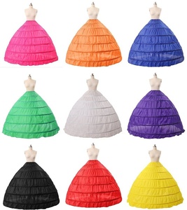 2025 nuevo Vestido de baile multicolor enagua mujer debajo de la falda desgaste Vestido Branco crinolina púrpura rojo azul enagua grande - Product Image 1