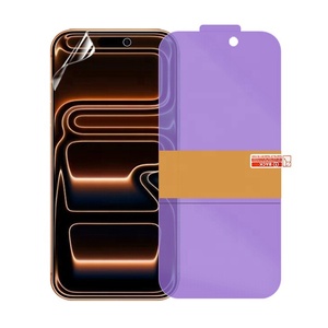 Protection d'écran en hydrogel pour iPhone 17 16 15 14 13 12 11 XS Max XR XS SE 7 SE <span class=keywords><strong>Film</strong></span> EPU auto-réparant rapide 0,13/0,15/0,18 mm - Product Image 1