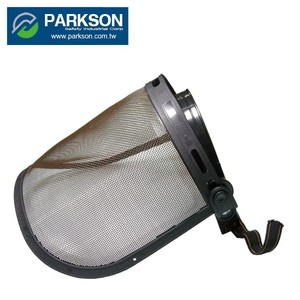 Protector Facial de Seguridad Industrial PARKSON SAFETY de Taiwán, Visera Protectora Transparente Anti-Impactos y Anti-Vaho, Metálica Negra FS-824, Gran Venta - Product Image 1