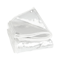 Hochleistungs-PVC-Plane aus klarem Vinyl UV-beständige Plane Transparente Plane