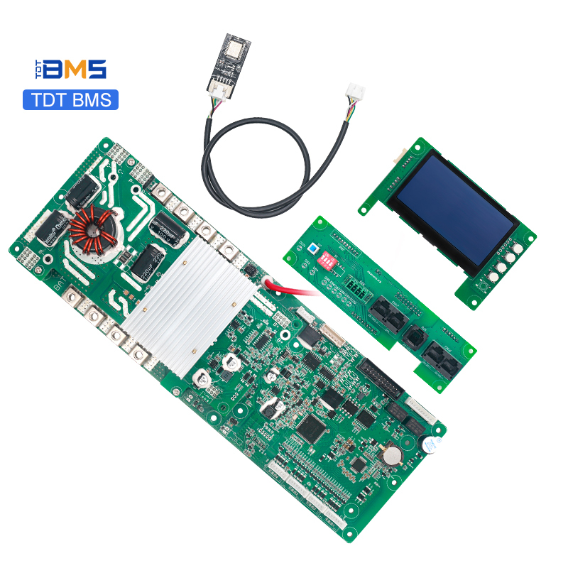 Умный литиевый аккумулятор TDT Lifepo4 BMS 7S 8S 24V 13s 14s 15s 16S 48V 100a 150a 200a BMS с RS485 RS232 CAN Bluetooth